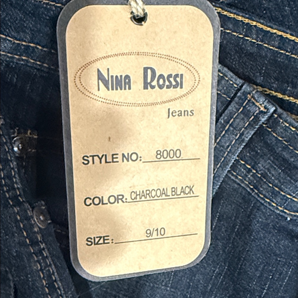 Nina Rossi Denim Flare skirt. NWT - Picture 5 of 5